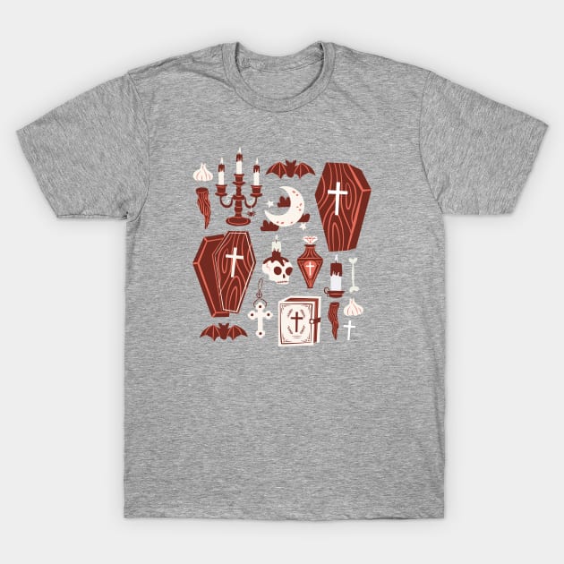 Vampire Vibes T-Shirt by allisonromerodesign